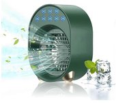 Aire Acondicionado Portátil, Miniventilador, Enfriador De Aire, Miniaire Acondicionado Recargable (verde)