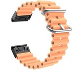 Correa Ocean Rosa Para Garmin Fenix 6x - Pro Solar Edition