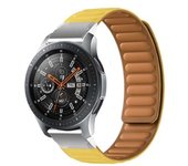 Correa De Eslabones Cierre Magnético Para Garmin Fenix 6 Edição Pro Solar Amarillo