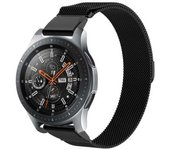 Correa Milanese Acero Inoxidable Loop Para Garmin Fenix 6 Edição Pro Solar Negro