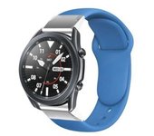 Correa Silicona Liquida Suave Para Garmin Fenix 7 - Solar Edition Azul