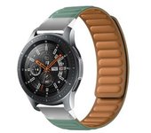 Correa De Eslabones Cierre Magnético Para Garmin Fenix 7 - Solar Edition Verde