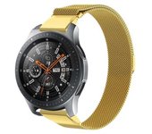 Correa Milanese Acero Inoxidable Loop Para Garmin Instinct 2s Solar Oro