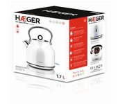 Hervidor Haeger Art Deco White