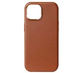 Funda Magsafe Iphone 15 Piel Plena Flor Decoded Marrón Oscuro