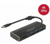 Adaptador Usb C A Hdmi Delock 63931 4k Negro