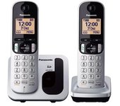 Panasonic Kx-tgc212 Teléfono Dect Metálico Identificador De Llamadas