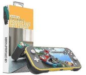 Funda Protectora Negra + Amarilla Dongsen Switch Lite 2 En 1 Pc Duro + Funda Protectora De Tpu Soporte Integrado Con 2 Ranuras Para Tarjetas De Juego