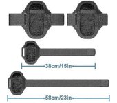 [paquete De 2] Correa De Pierna Para Nintendo Switch Ring Fit Adventure, Accesorios De Juego Del Controlador Joy-cons