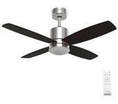 Ventilador De Techo Silencioso Con Luz Led Inox 122cm | Universalblue