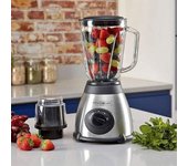Batidora De Vaso Silver - Batidora Con Jarra De Vidrio - Blender To Go - Acero Inoxidable- Royalty Line -sme600