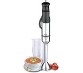 Batidora De Mano Tm Electron Con Vaso 1200w Negro