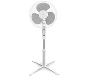 Ventilador Pie Aire Blanco Viento Oscilante 40w Gridinlux