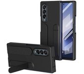 Funda Para Samsung Galaxy Z Fold4 5g Con Película De Vidrio Templado, Soporte Para Muñeca, Funda De Silicona Y Pc