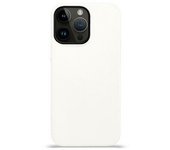 Funda Para Iphone 16 Pro Max Compatible Con Magsafe Pu+pc A Prueba De Golpes, Color Blanco