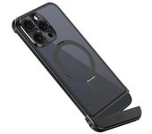 Funda Con Soporte Para Iphone 13 Pro Max, Aromaterapia, Acrílico Y Aleación De Aluminio, Magnética, Color Negro