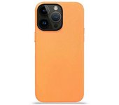 Funda Para Iphone 16 Pro Max Compatible Con Magsafe Pu+pc A Prueba De Golpes, Color Naranja