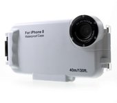 Meikon Ipx8 40m/130ft Underwater Waterproof Diving Case For Iphone Se (2020)/se (2022)/8/7 4.7 Inch-white