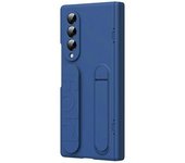 Funda Para Samsung Galaxy Z Fold3 5g Con Película De Vidrio Templado, Correa De Silicona, Soporte Para Muñeca, Funda Para Teléfono De Pc