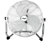 Bastilipo - Ventilador Industrial Mediterraneo Circulador De 45 Cm, Cabezal Orientable, 100 W, Cromo, 3 Velocidades, Cromado