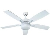 Bastilipo - Adra Blanco Led (132cm) - Ventilador De Techo 3 Velocidades Con Mando A Distancia Y Palas Reversibles