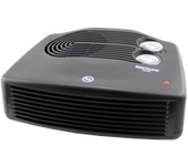 Bastilipo - Thp-2000n, Termoventilador Horizontal Premium Negro, 1000/2000w, Termostato