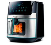 Eudai Freidora Sin Aceite 6.5l Freidora Aire Con Ventana 8 Programas Pantalla Led Panel De Control Táctil Temperatura Regulable Cesta Antiadherente