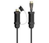 Aisens Cable Hdmi V2.1 Aoc Con Armadura Ultra Alta Velocidad / Hec 8k@60hz 4k@120hz 4:4:4 48gbps, A/m-a/m, Negro, 20m