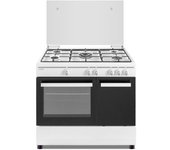 Cocina De Gas Sauber Scw5gb 5 Zonas Coccion Con Portabombonas Blanca