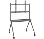 Soporte De Pie Con Ruedas Aisens Ft86fe-143 Para Tv O Pantalla Interactiva 50"-86"/ Hasta 120kg
