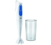 Braun Batidora De Brazo Minipimer Mq3000wh Smoothie. Antisalpicaduras. Sistema Easy Click. 700 W. 600 Ml. Color Blanco Y Azul