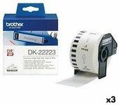 Papel Continuo Para Impresoras Brother Dk-22223 Blanco 50 Mm X 30,48 M