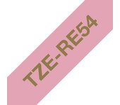 Brother Tze-re54 Cinta Para Impresora Oro