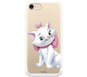 Funda Oficial Disney Marie Silueta Transparente Para Iphone 7 - Los Aristogatos
