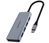 Adaptador Pisen Nj-hb07 4in1 Type-c A 4usb3.0 Para Huawei Mate40/p50 Samsung S20