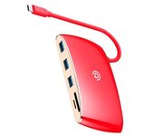 Adaptador Aigo H9s 9in1 Type-c A 3usb3.0 Hdmi Sd/tf Pd Vga 1000mbps Para Huawei Mate40/p50 Samsung S20