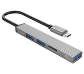 Adaptador Orico Ah-12f 4in1 Type-c A 3usb3.0 Tf Para Huawei Mate40/p50 Samsung S20