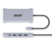 Adaptador Acer Hy41-t10 10in1 Type-c A 2pd Hdmi Sd/tf 100mbps Vga 2usb2.0 Usb3.0 Para Huawei Mate40/p50 Samsung S20