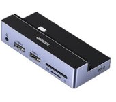 Adaptador Ugreen 70687 Cm317 6in1 Type-c A Aux 3.5mm 2usb3.0 Sd/tf Pd100w Para Ipadpro
