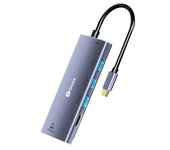 Adaptador Biaze R27 6in1 Type-c A 3usb3.0 Hdmi 1000mbps Pd Para Huawei Mate40/p50 Samsung S20