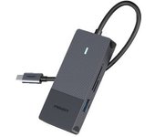 Adaptador Pisen Nj-tc05 7in1 Type-c A Hdmi 3usb3.0 Pd100w Sd/tf Para Huawei Mate40/p50 Samsung S20