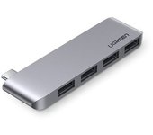 Adaptador Ugreen 60563 Cm263 4in1 Type-c A Hub 4usb3.0 Para Huawei Mate40/p50 Samsung S20