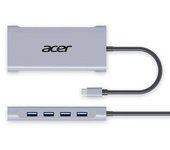 Adaptador Acer Hy41-t10-1 11in1 Type-c A Aux Pd Hdmi 100mbps Vga Sd/tf 4usb Para Huawei Mate40/p50 Samsung S20