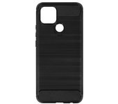 Funda Oppo A15 Flexible Aluminio Cepillado Carbono Akashi Negro