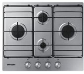 Samsung Na64h3110bs Placa De Gas Empotrada De 4 Quemadores En Acero Inoxidable