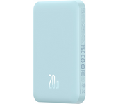 Power Bank Mini 5000mah Baseus Compatible Con Magsafe Azul - Carga Rápida 20w Y Cable Tipo C Inlcuido