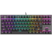 Teclado Gaming Genesis Thor 303 Tkl Rgb Negro Mecanico Switch Outemu Rojo