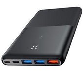 Powerbank Ksix Ultra Slim 20.000 Mah, Ultra Fina, Polímero De Litio, 20 W, Power Delivery, Cable Usb-c A Usb-c, Negro