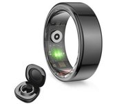 Anillo Inteligente Ksix Saturn, Talla Xxs, Aut. 3 Días, Actividad Y Salud, Monitor Sueño, 5atm, Negro