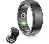 Anillo Inteligente Ksix Saturn, Talla L, Aut. 3 Días, Actividad Y Salud, Monitor Sueño, 5atm, Negro